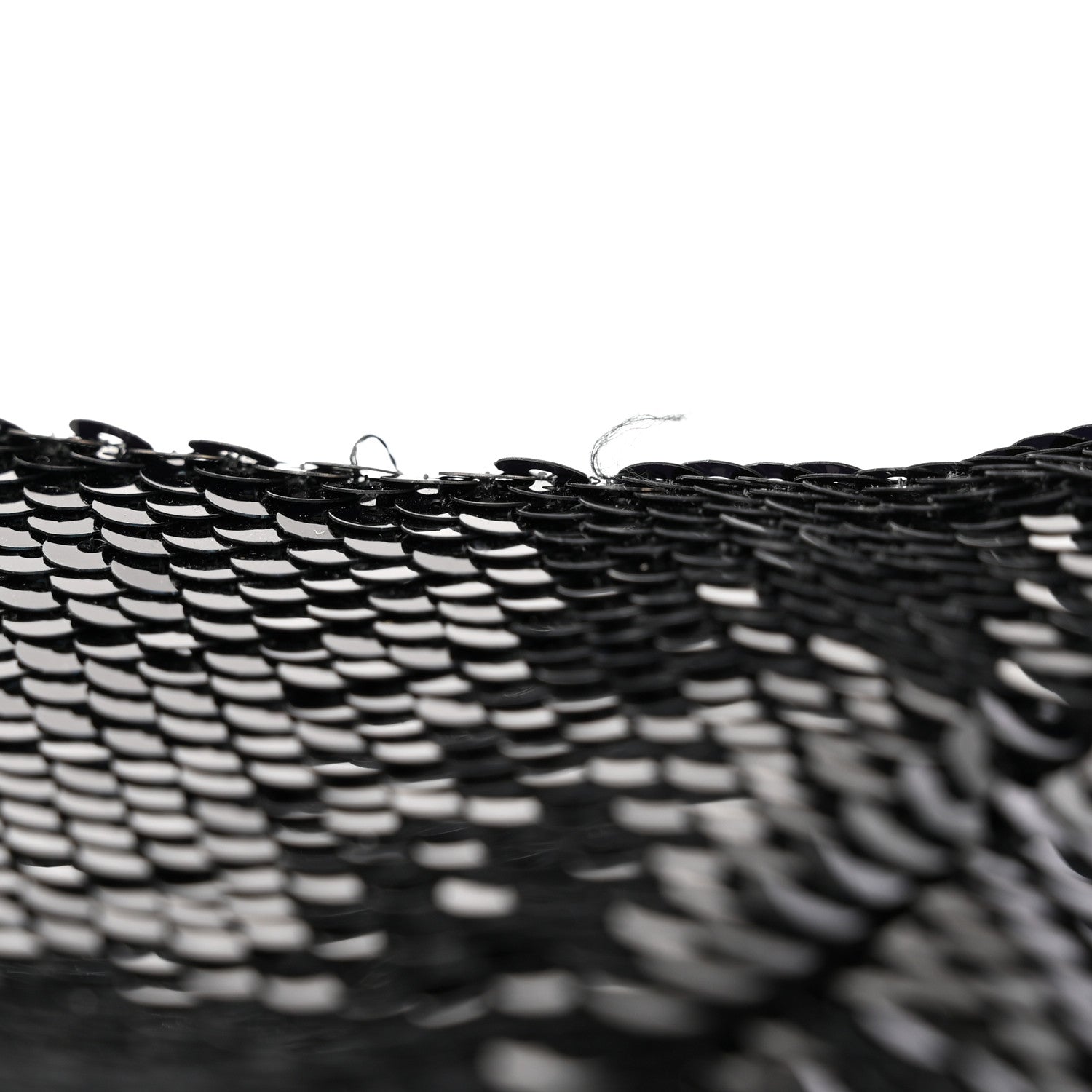 Prada Paillettes Sequin Mini Re-Edition 2000 Bag Black White 12 of 12