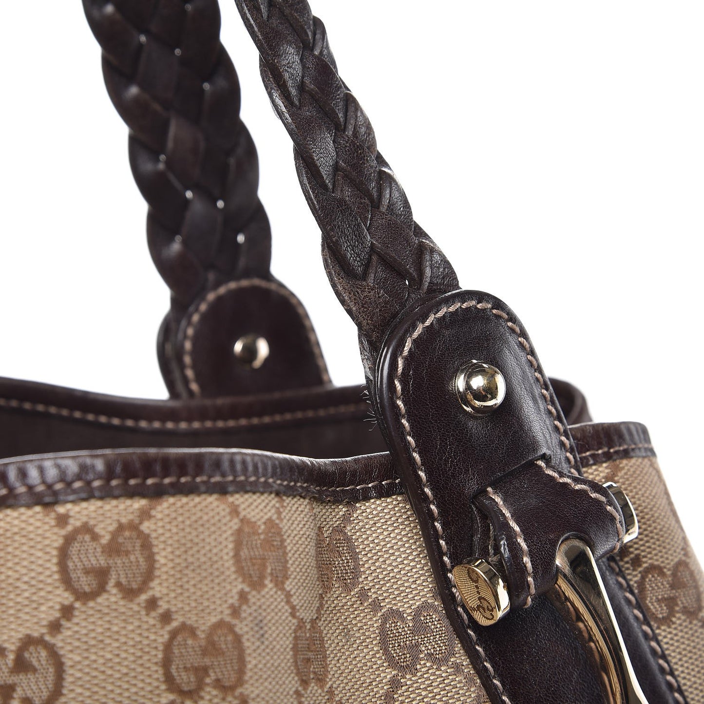 Monogram Medium Pelham Shoulder Bag Dark Brown