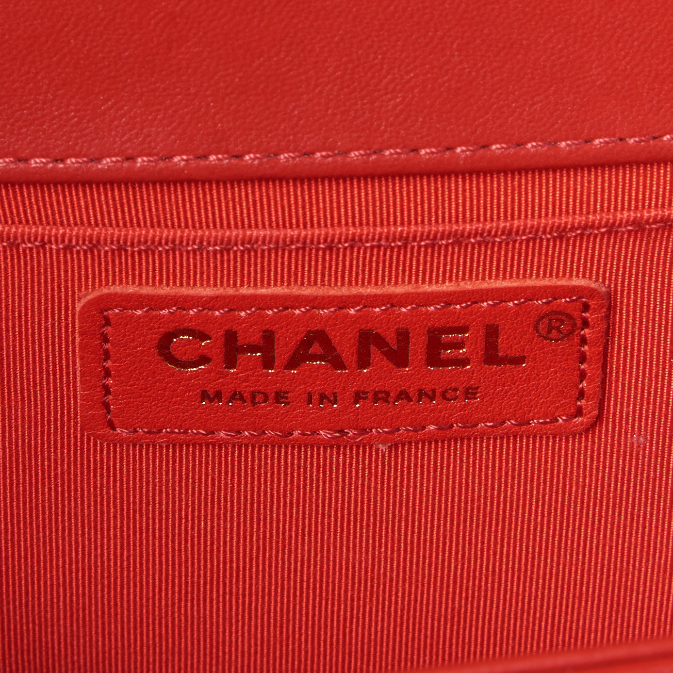 Chanel Lambskin Quilted Medium Boy Flap Red 8 of 9