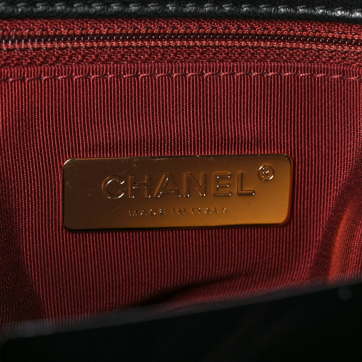 Goatskin Quilted Maxi Chanel 19 Flap Black