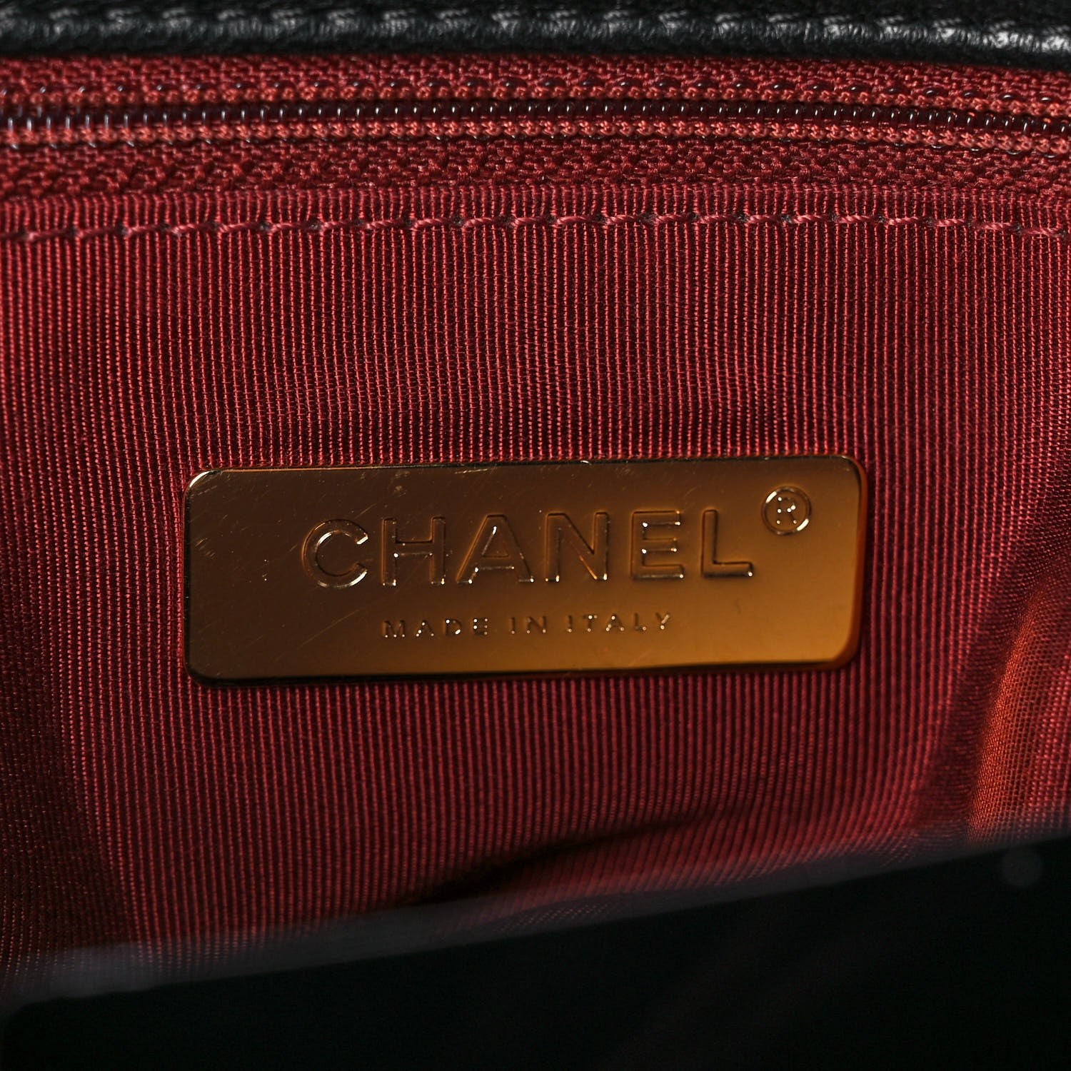 Chanel Goatskin Quilted Maxi Chanel 19 Flap Black 6 of 13