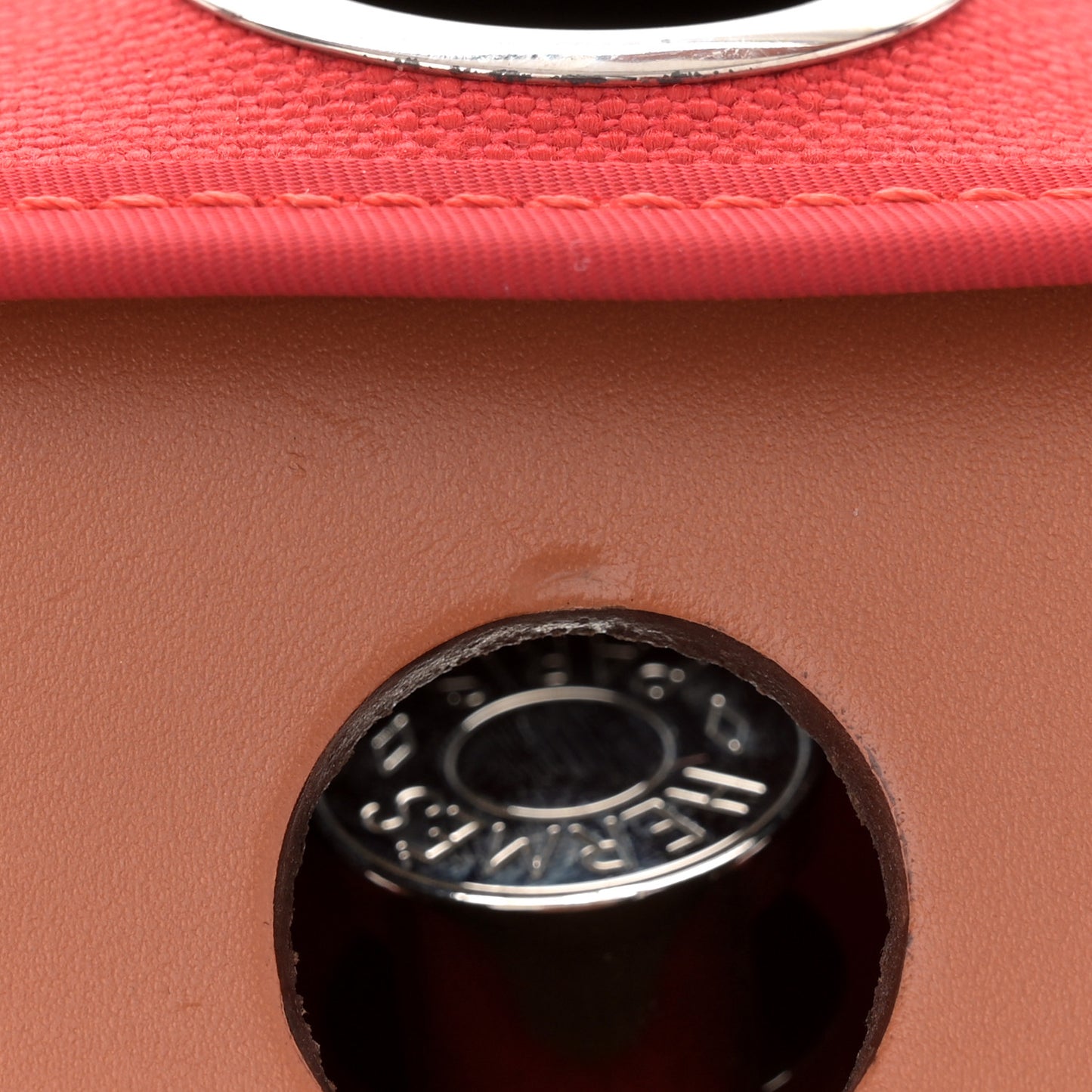 Vache Hunter Toile Herbag Zip 31 PM Rouge Tomate Natural