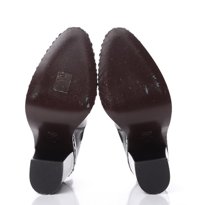 Chanel Calfskin Chain Around Elastic Boots 39 Black 5 of 11