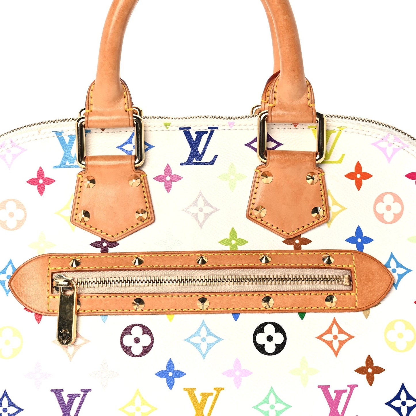 Monogram Multicolor Alma  White