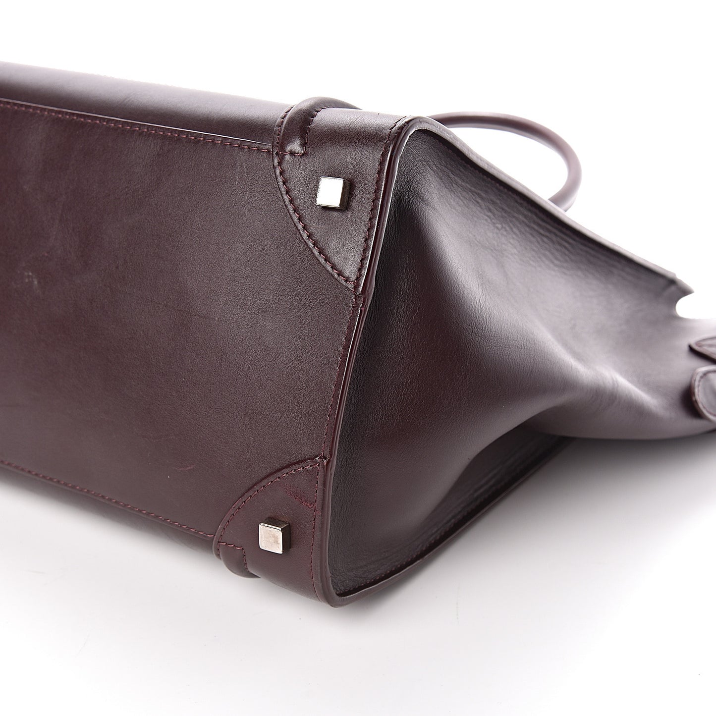 Smooth Calfskin Mini Luggage Burgundy