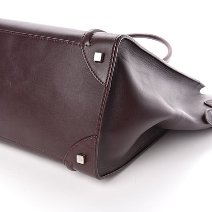 Celine Smooth Calfskin Mini Luggage Burgundy 8 of 9