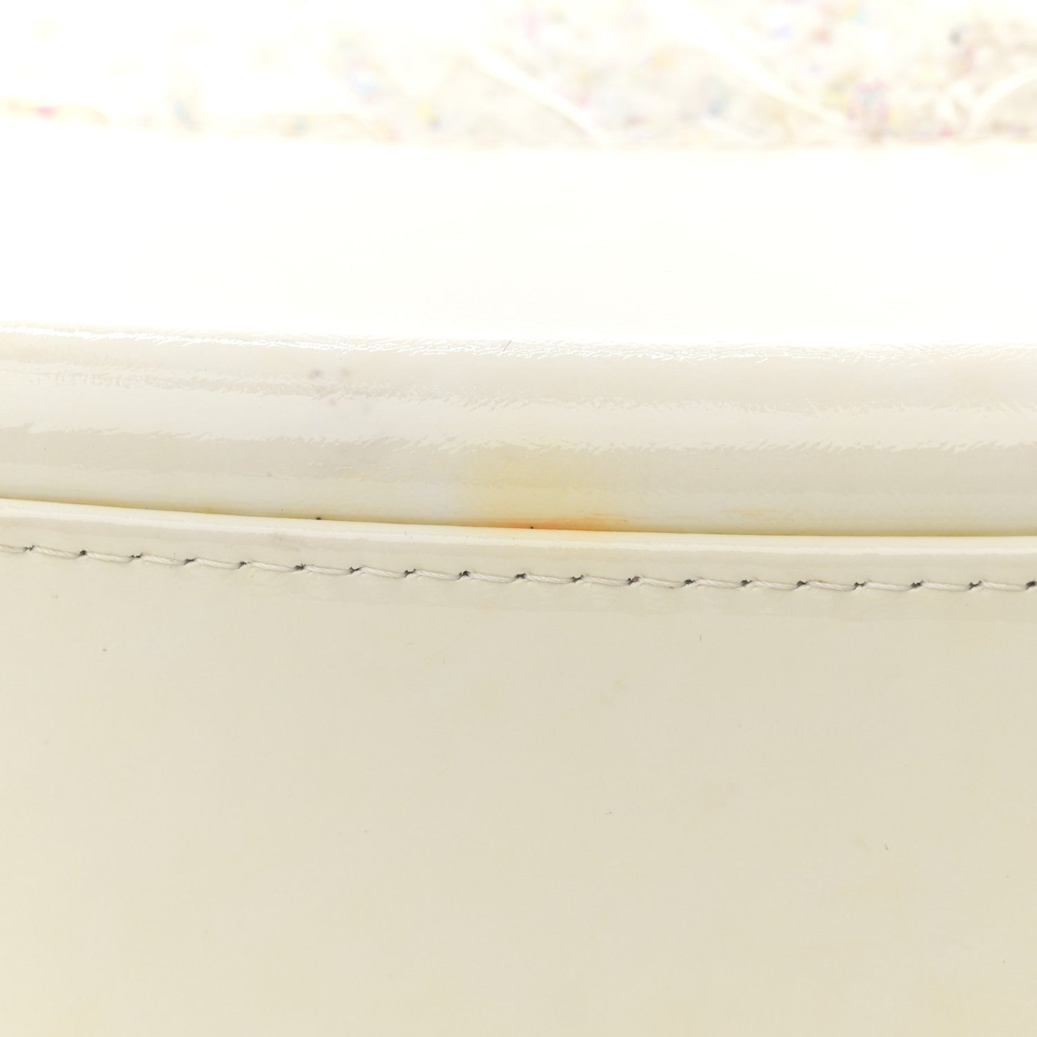 Chanel Tweed PVC Patent Chevron Quilted Medium Gabrielle Hobo White 13 of 16