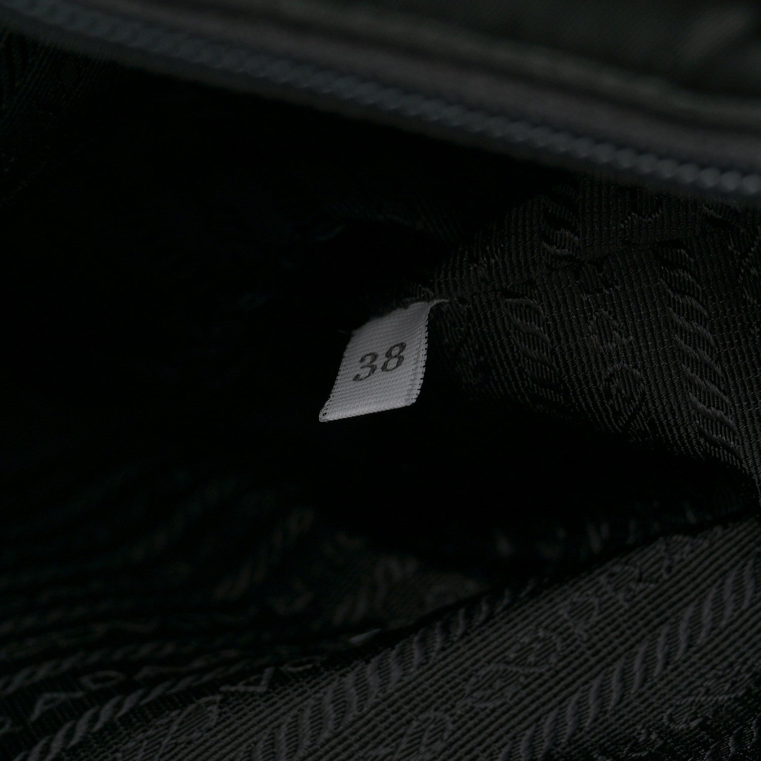 Prada Tessuto Nylon Saffiano Shopping Tote Black 7 of 11