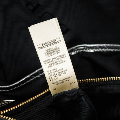 Burberry Heritage Grain Small Orchard Bowling Bag Silver 9 of 10