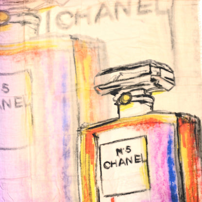 Chanel Cashmere CC No 5 Scarf Shawl Multicolor 2 of 3