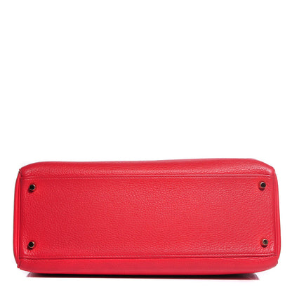 Hermes Taurillon Clemence Kelly Retourne 35 Bougainvillea 5 of 26