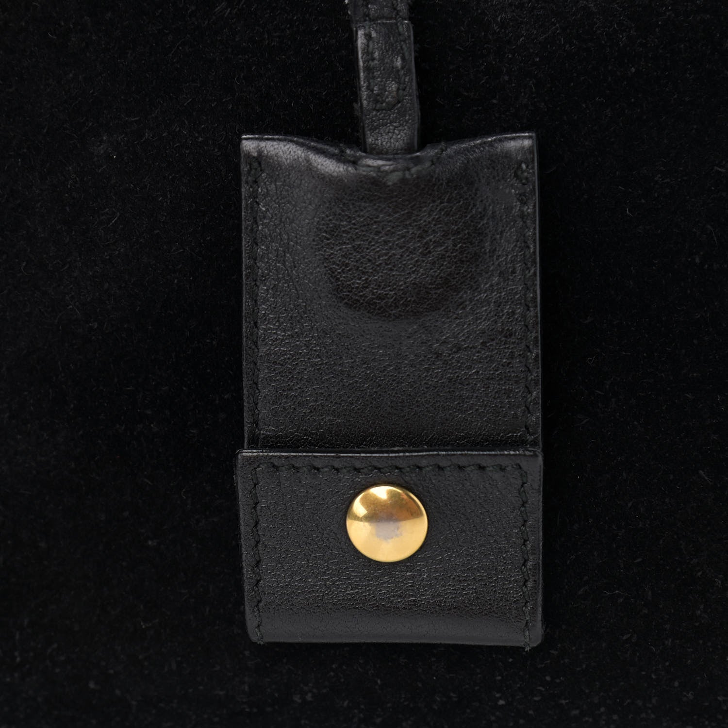 Saint Laurent Suede Small Classic Y Cabas Black 13 of 15