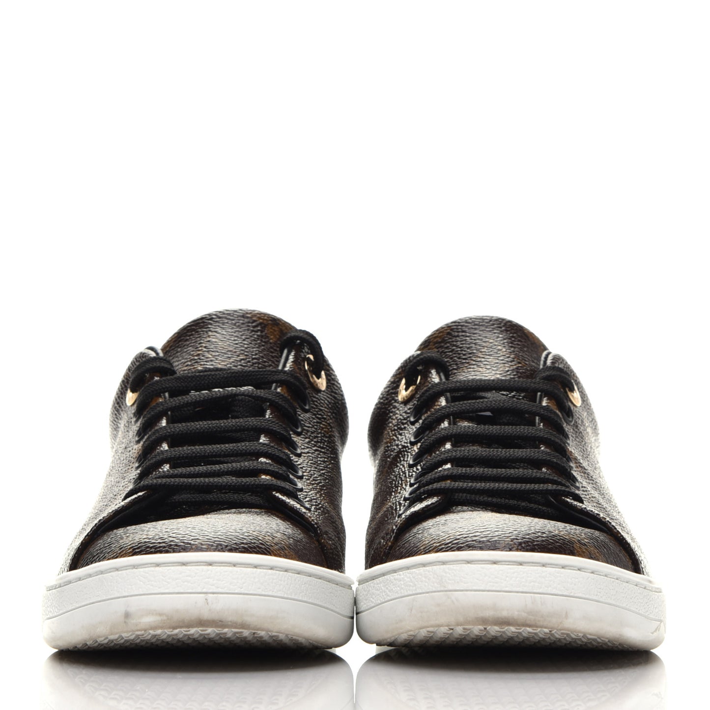 Patent Monogram Frontrow Sneakers 38