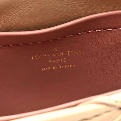 Louis Vuitton Lambskin Malletage Pico GO-14 Beige Pink 6 of 7