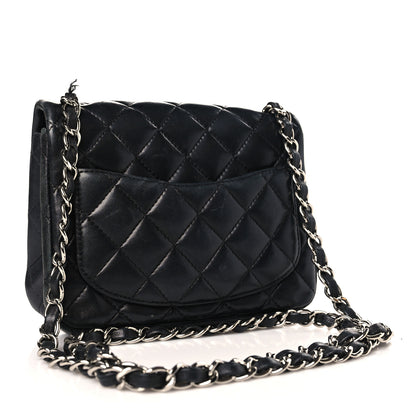 Chanel Lambskin Quilted Mini Square Flap Black 3 of 11
