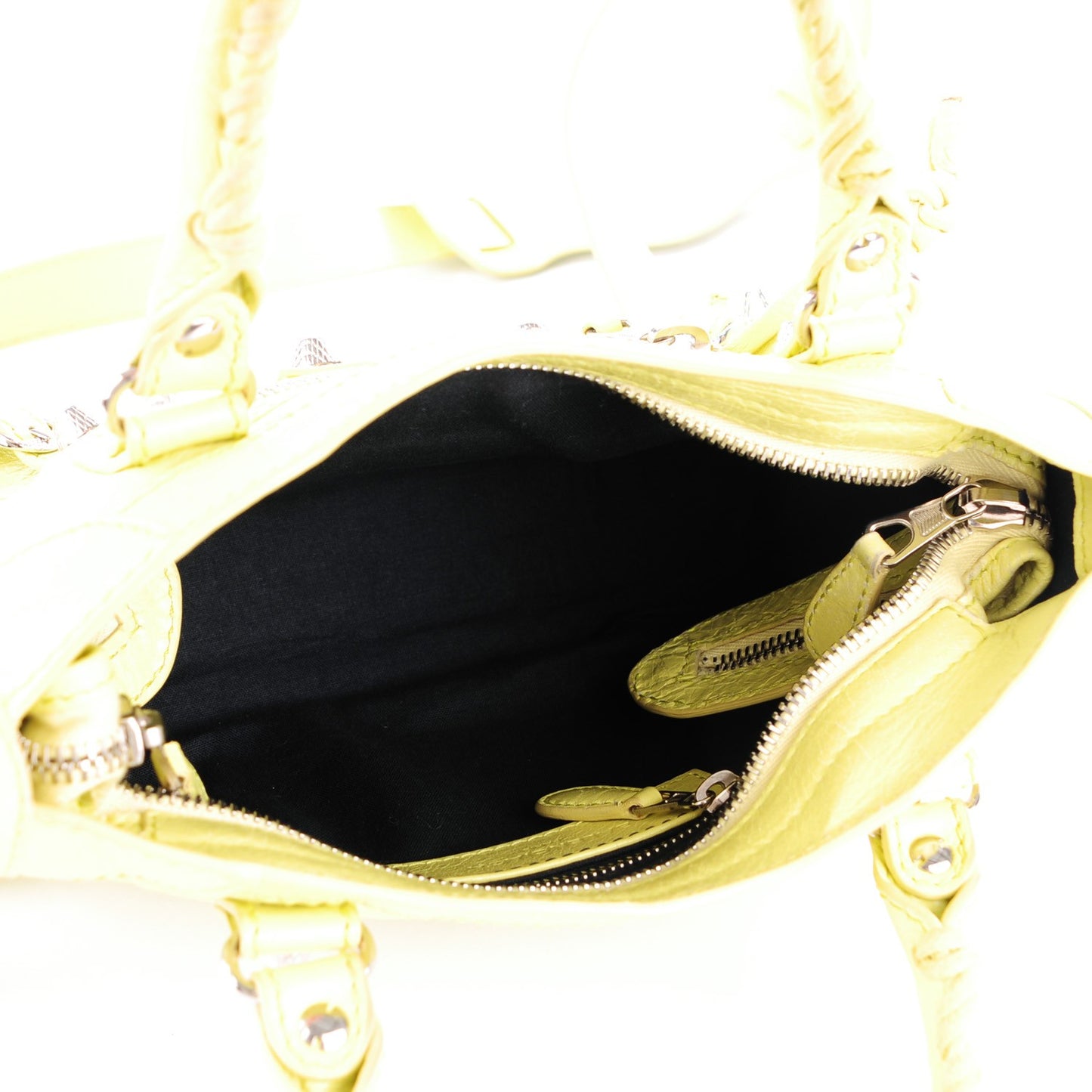 Agneau Giant 12 Silver Hardware Mini City Jaune Citronnade