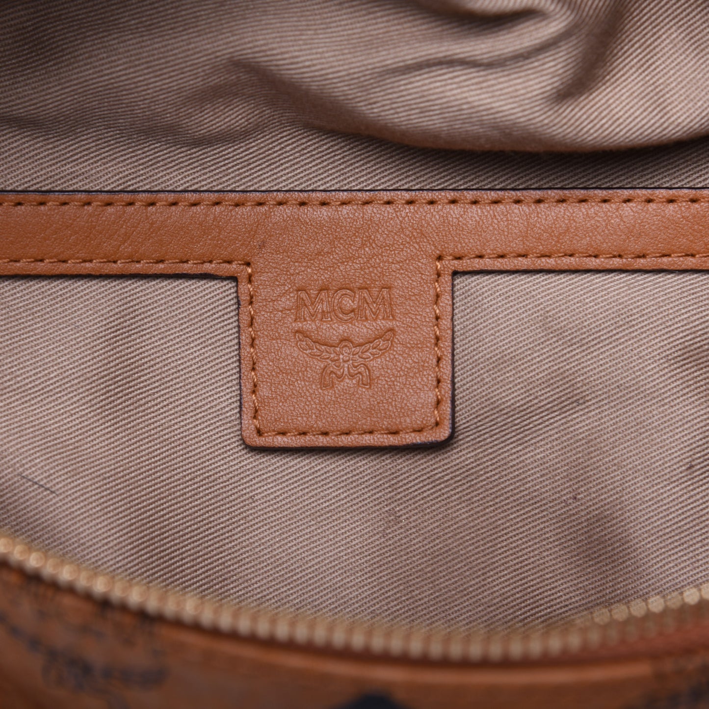 Visetos Small Fusten Belt Bag Cognac