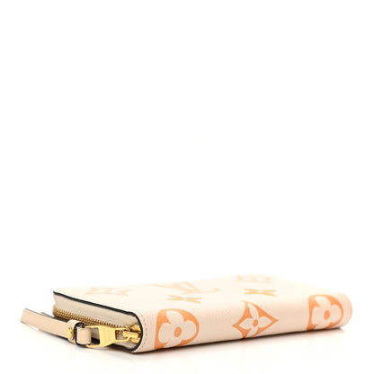 Louis Vuitton Empreinte Monogram Giant By The Pool Zippy Wallet Cream Saffron 4 of 10