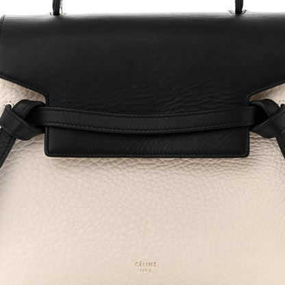 Celine Bullhide Micro Belt Bag Black White 9 of 11