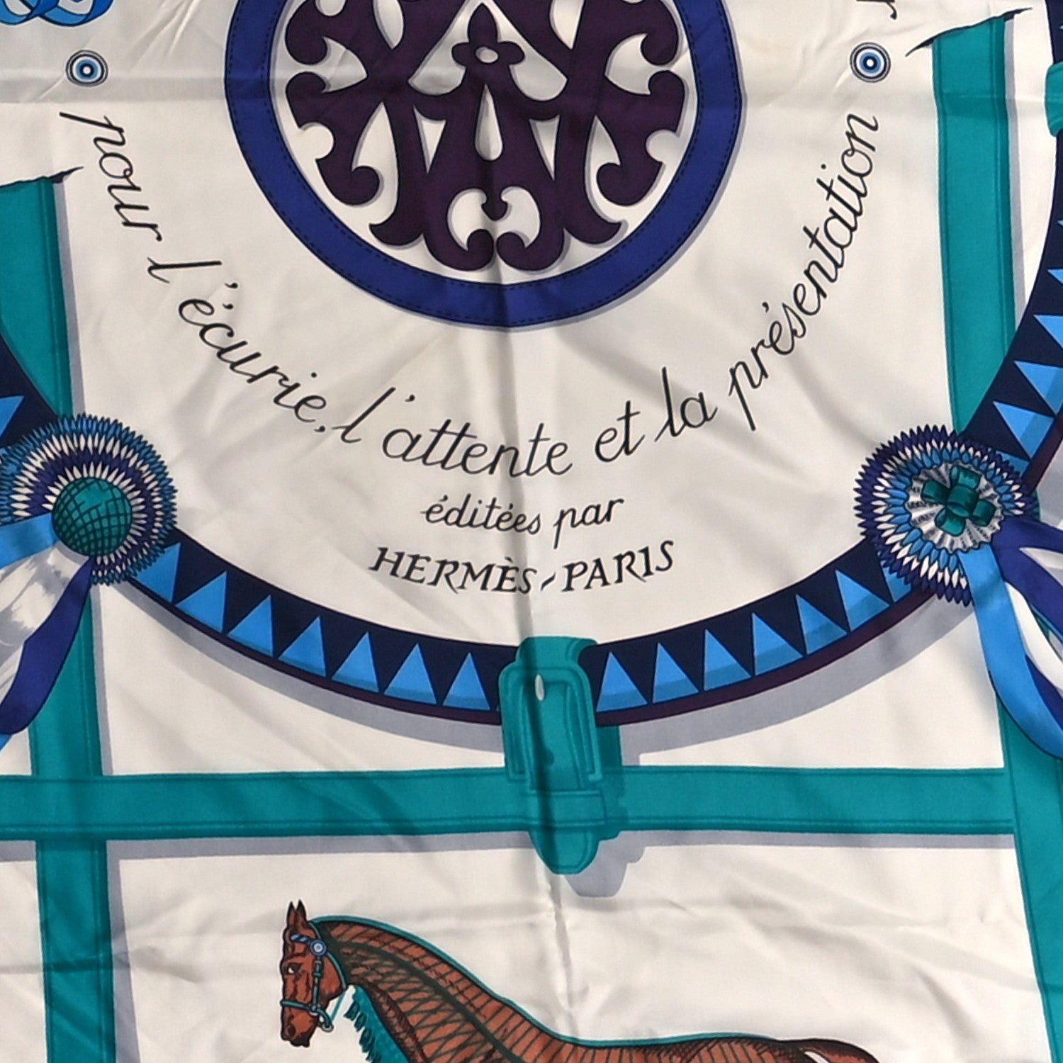 Hermes Silk Couvertures Et Tenues de Jour Scarf 140 2 of 4