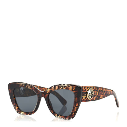 Fendi Acetate F is Fendi FF 51mm Cat Eye Sunglasses 0327/S Tortoise Camouflage 1 of 7