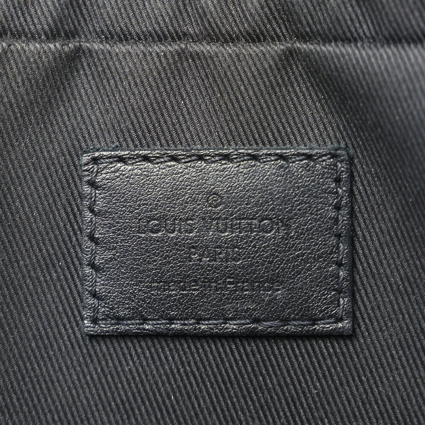 Calfskin Monogram Shadow Duo Messenger Black Black