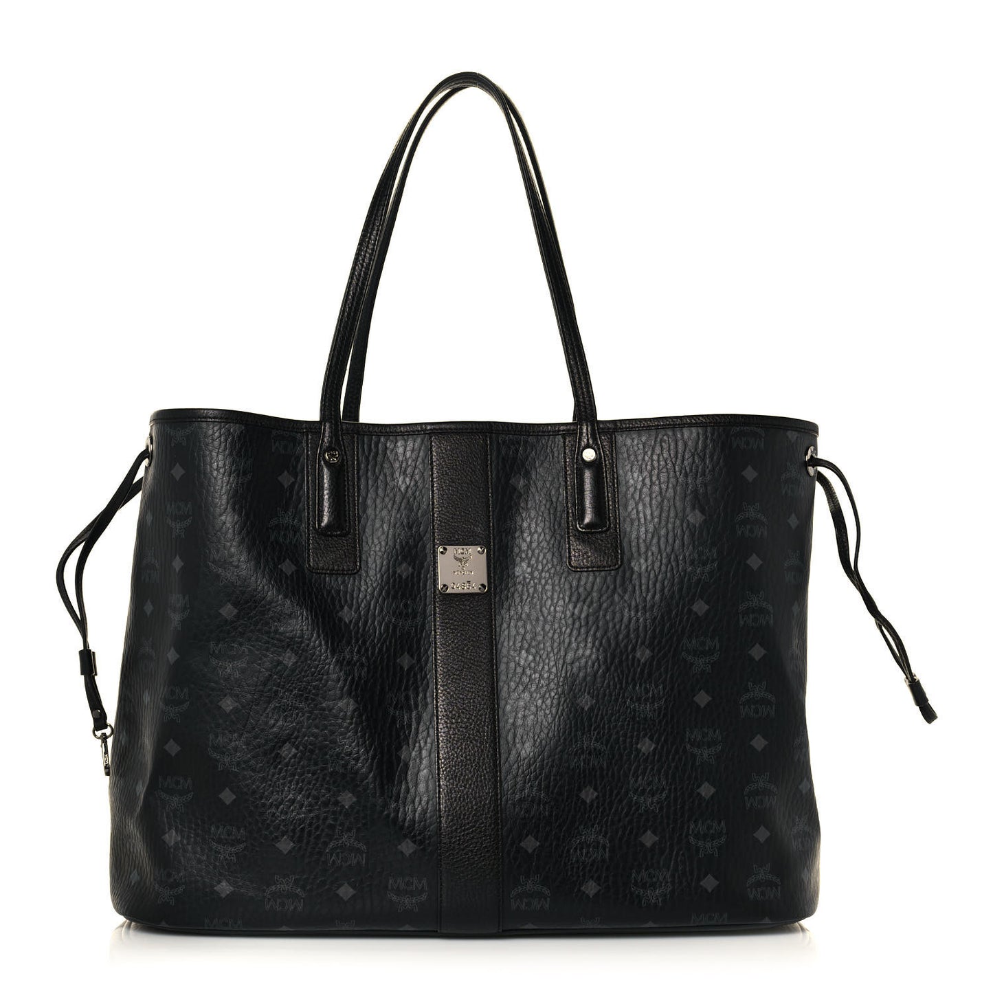 Visetos Large Liz Reversible Shopper Tote Black
