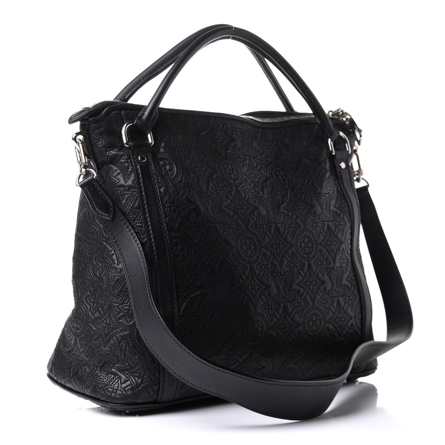 Monogram Lambskin Antheia Ixia PM Black