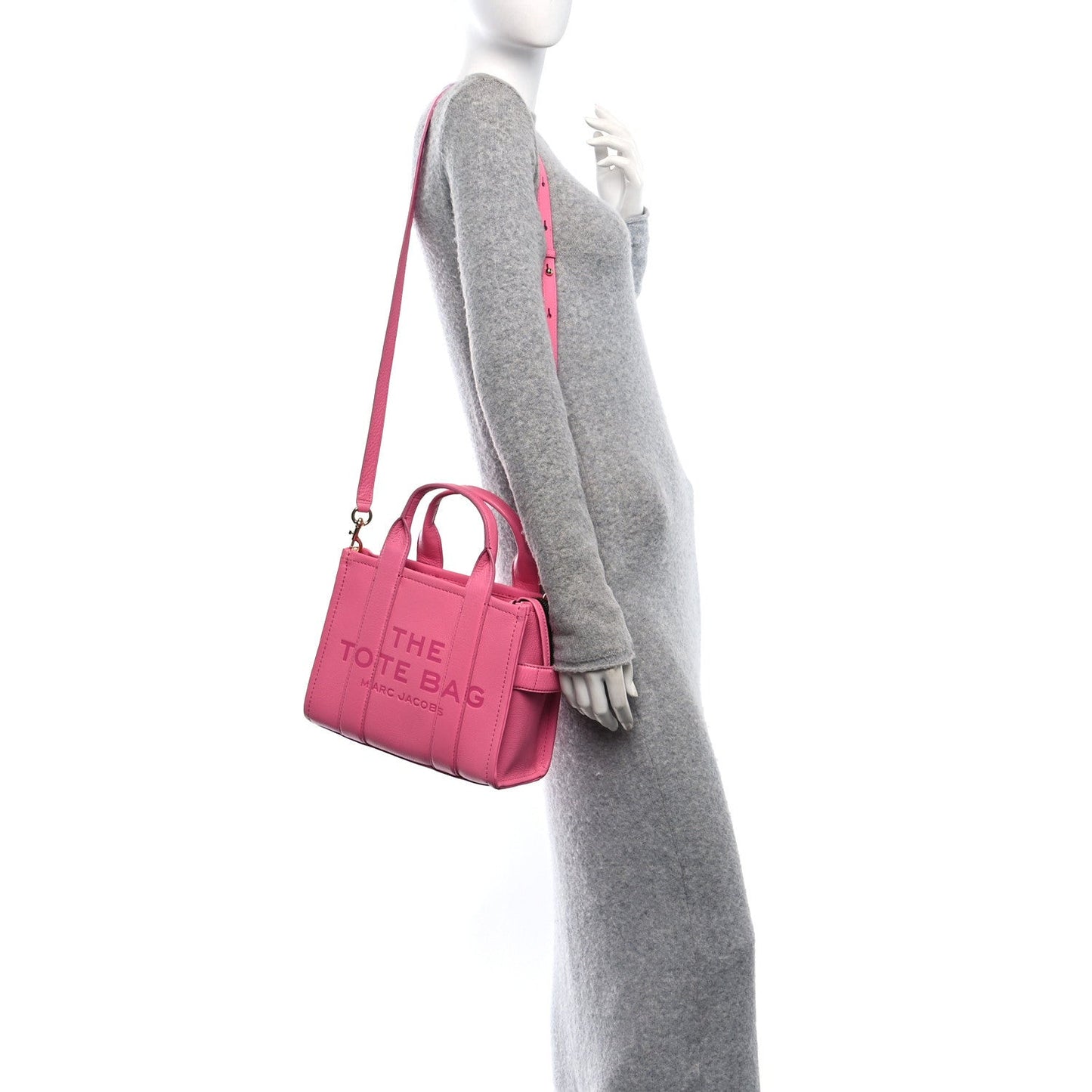 Grained Calfskin Small The Tote Bag Morning Glory