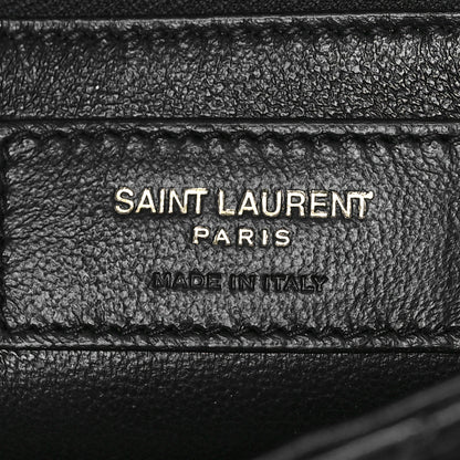 Saint Laurent Lambskin Quilted Victoire Shoulder Bag Black 5 of 7