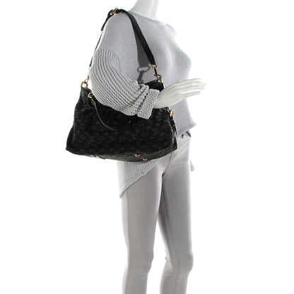 Louis Vuitton Denim Neo Cabby MM Black 2 of 8