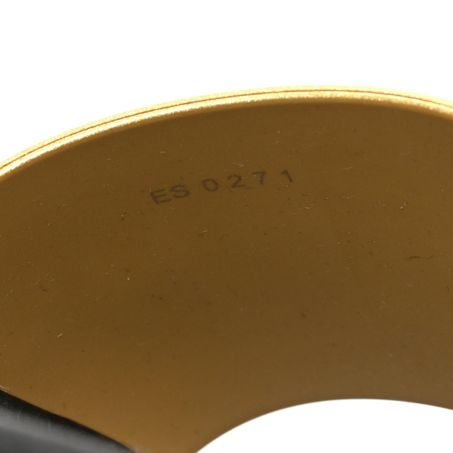 Metallic Rubber Logo Pool Slide Sandals 44 Gold