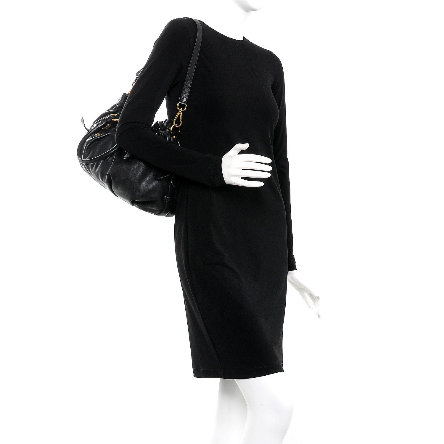 Prada Soft Calf Tote Nero Black 2 of 12