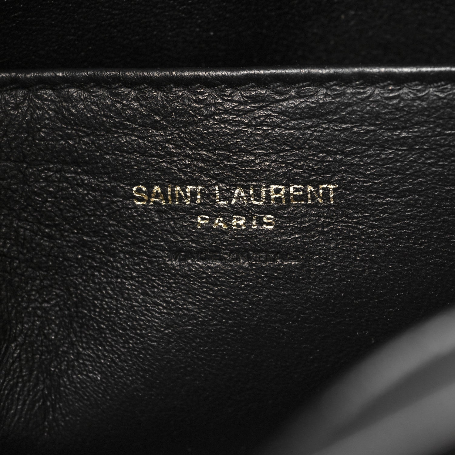Saint Laurent Calfskin Monogram Baby Cabas Black 6 of 12