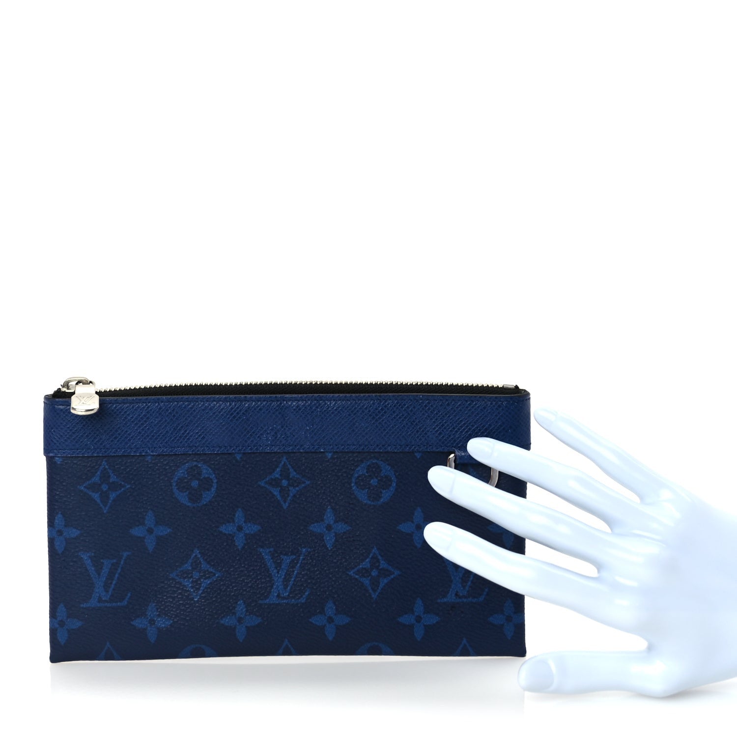 Louis Vuitton Taiga Monogram Pacific Discovery Pochette Cobalt 2 of 8