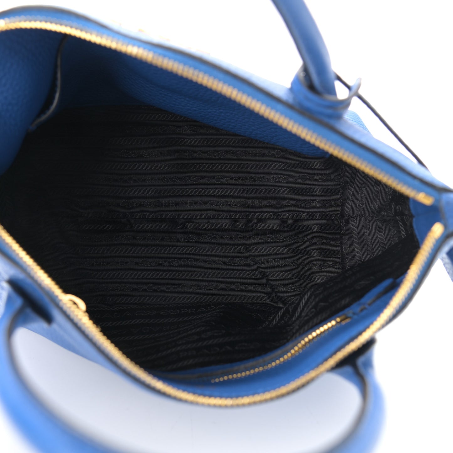 Vitello Daino Tote Azzurro