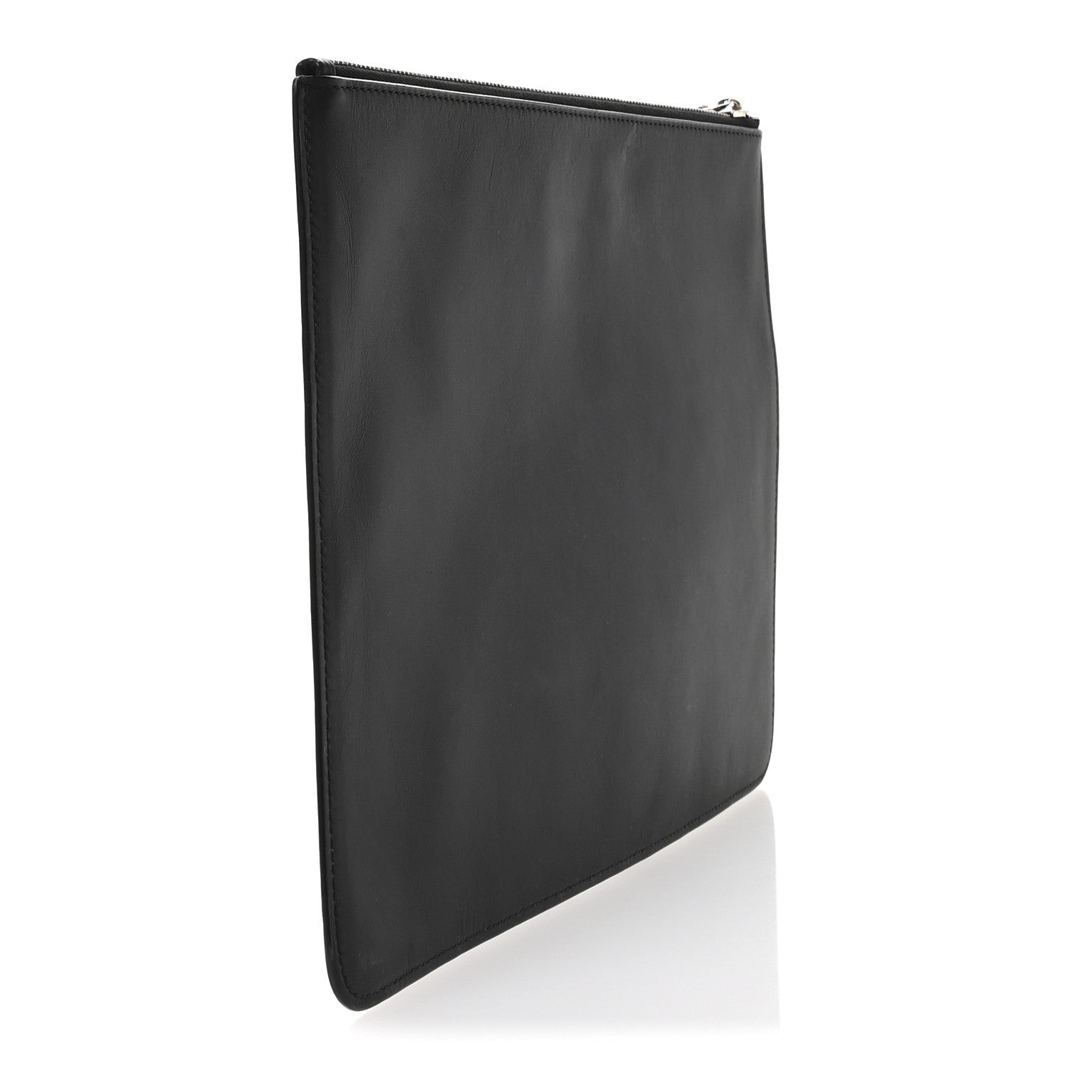 Givenchy Calfskin Jesus Print Zip Pouch Black 3 of 6