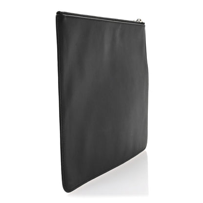 Givenchy Calfskin Jesus Print Zip Pouch Black 3 of 6