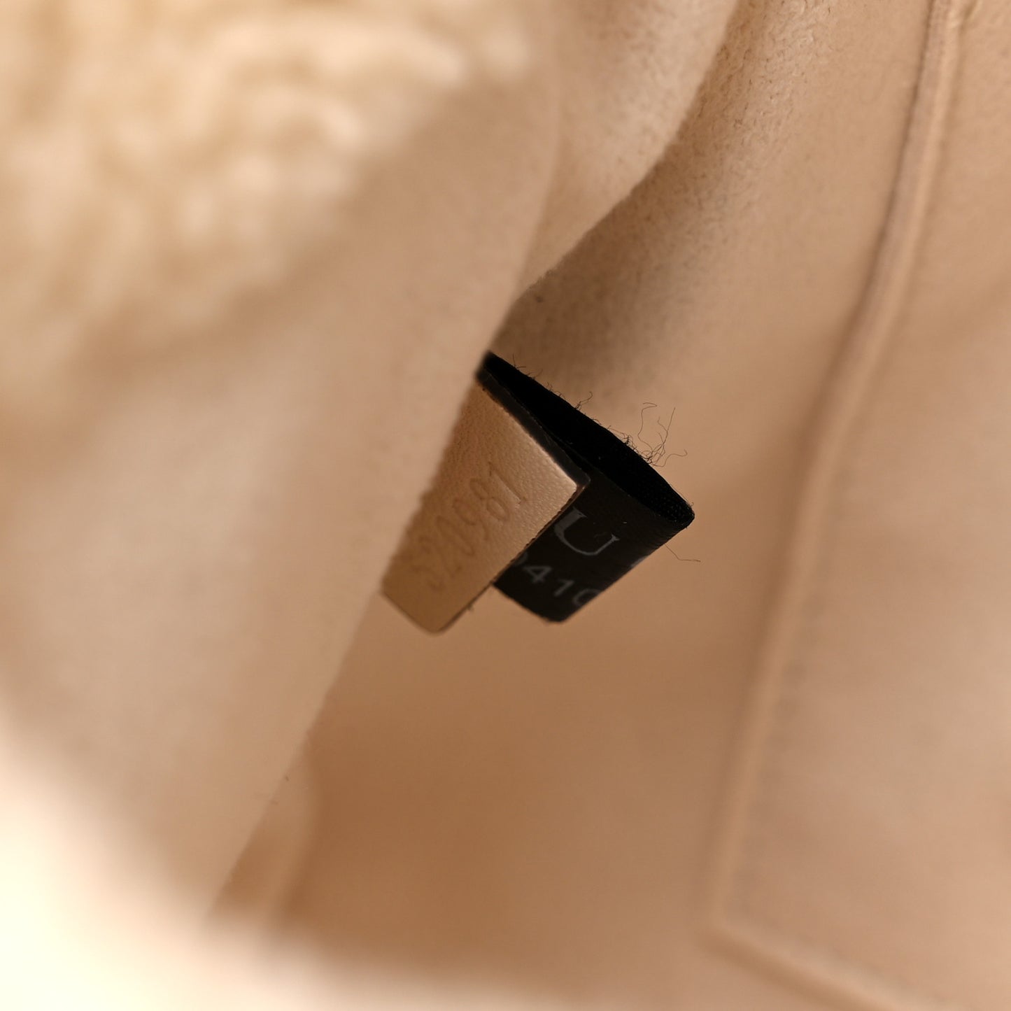 Shearling Small Jackie 1961 Shoulder Bag Ivory