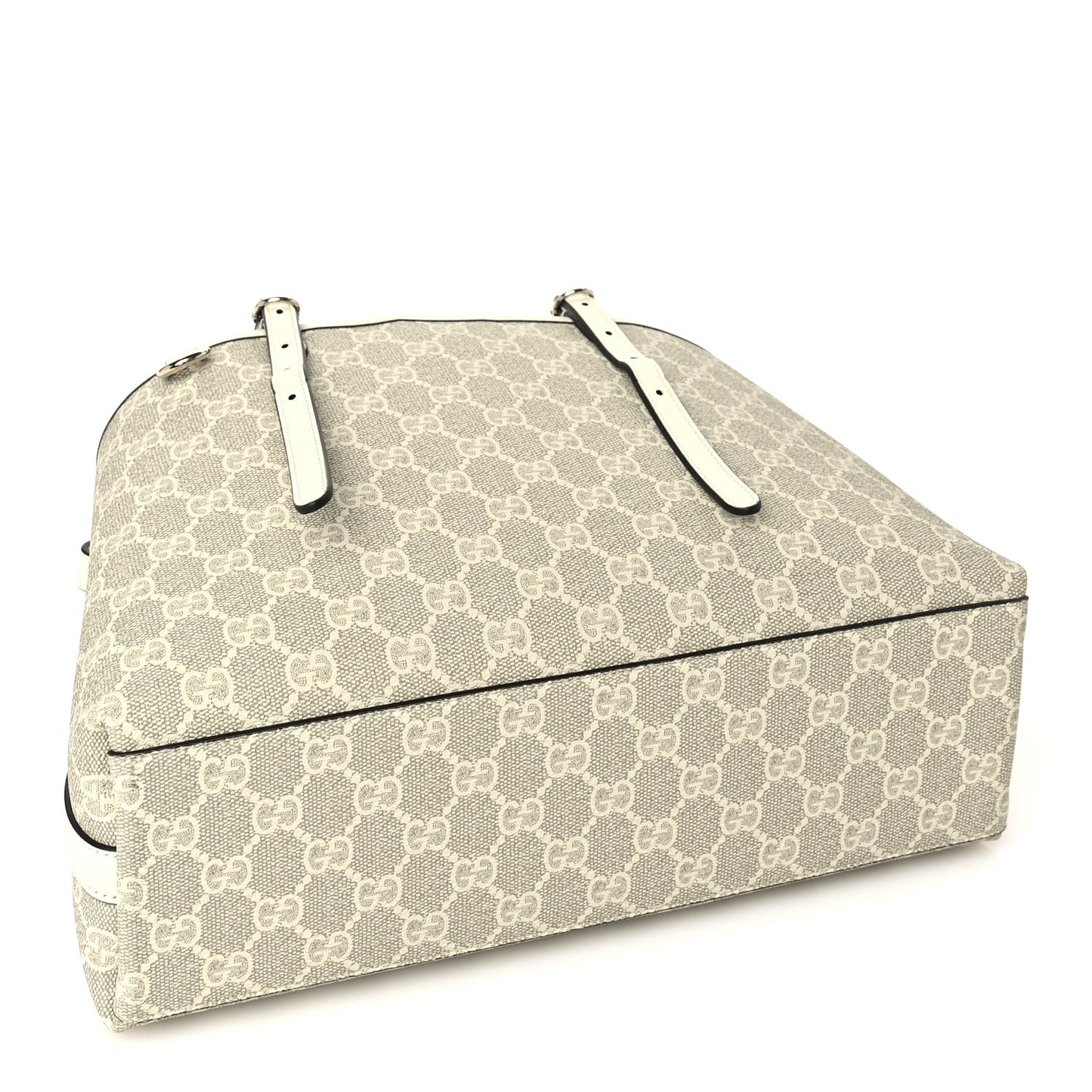 Supreme Monogram Emblem Medium Tote Bag Mystic White Oatmeal