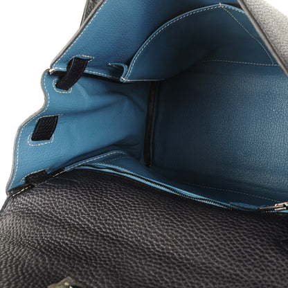 Hermes Togo Kelly Retourne 28 Indigo Blue Jean 23 of 25