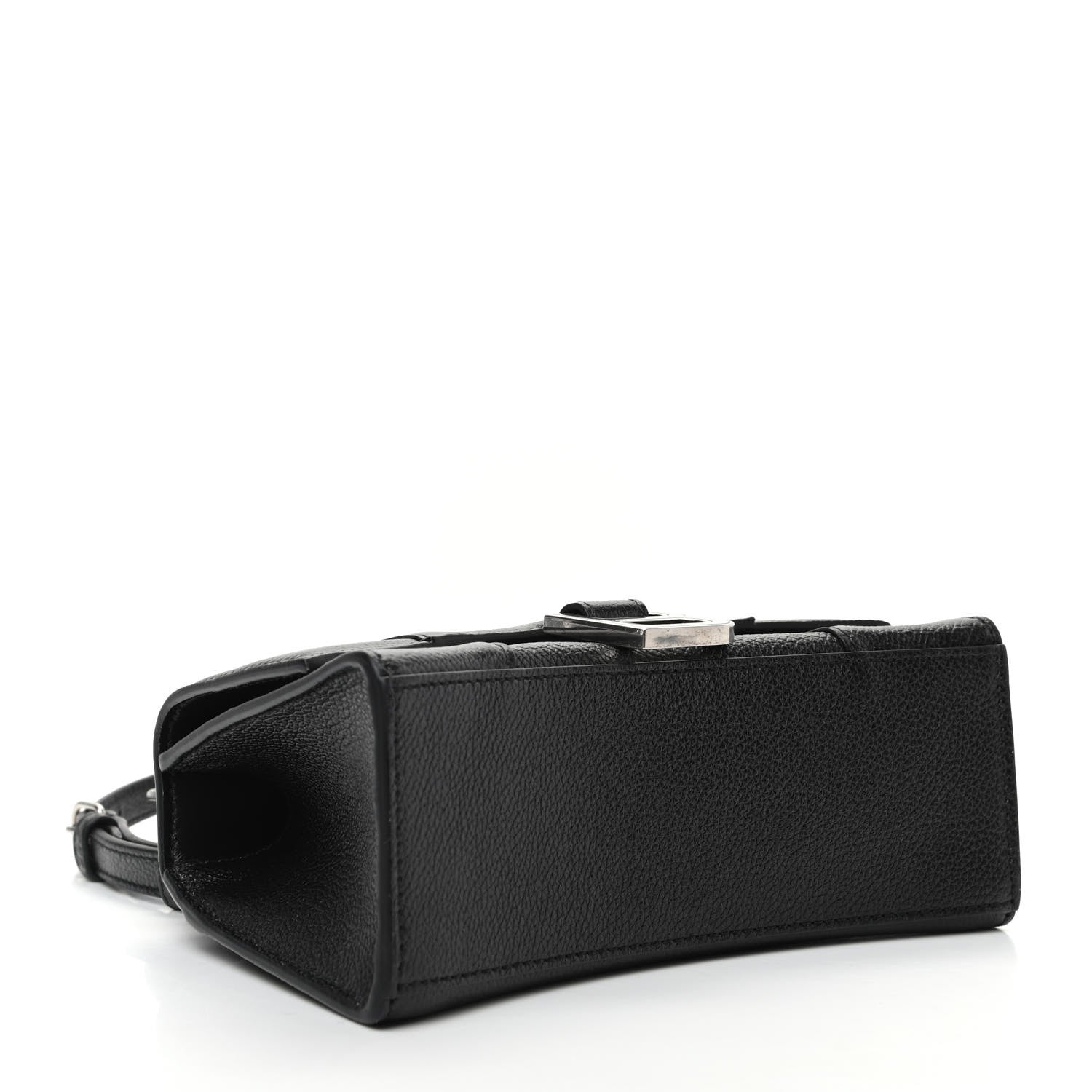 Balenciaga Grained Calfskin Hourglass Top Handle Bag XS Black 4 of 8