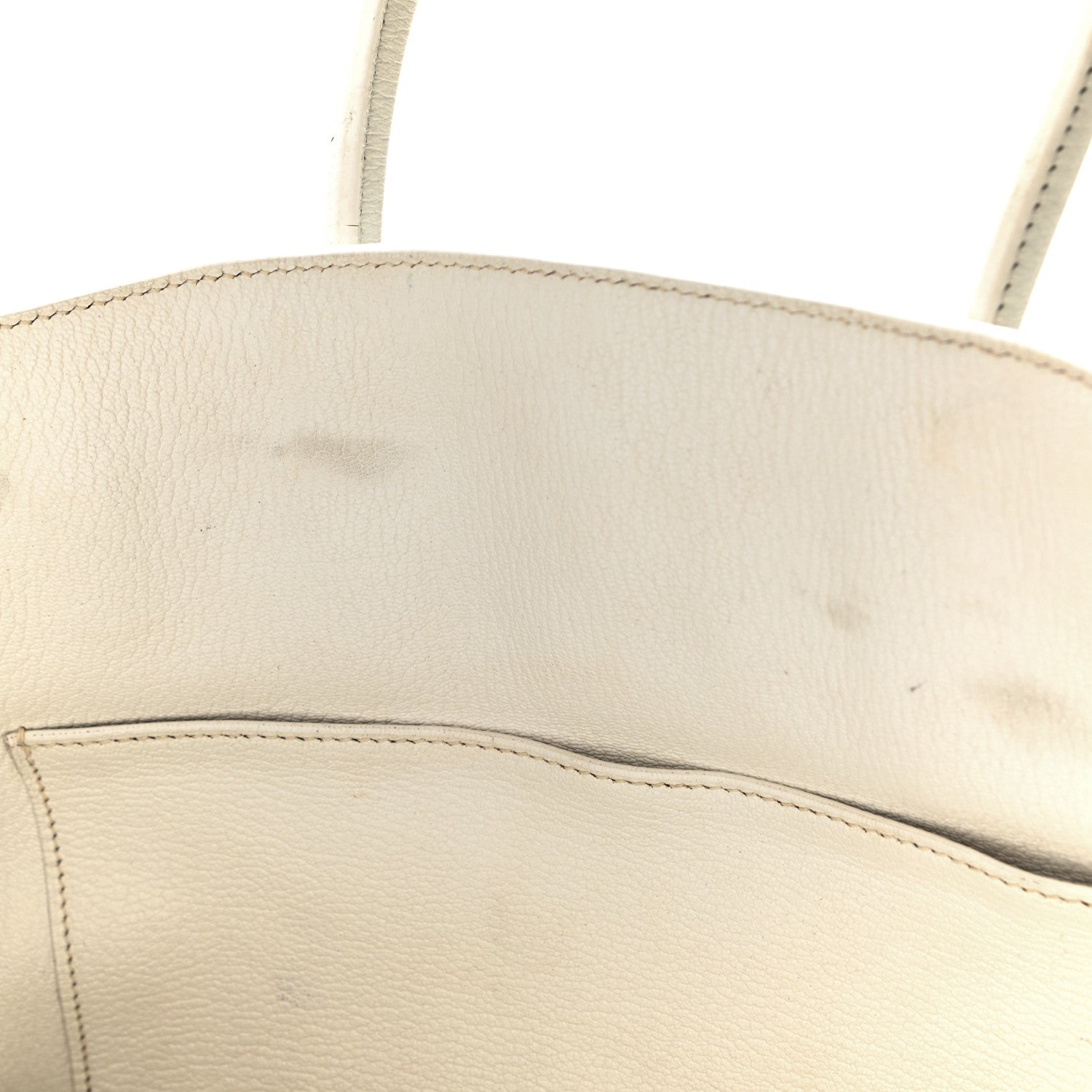 Hermes Taurillon Clemence Birkin 35 White 13 of 15