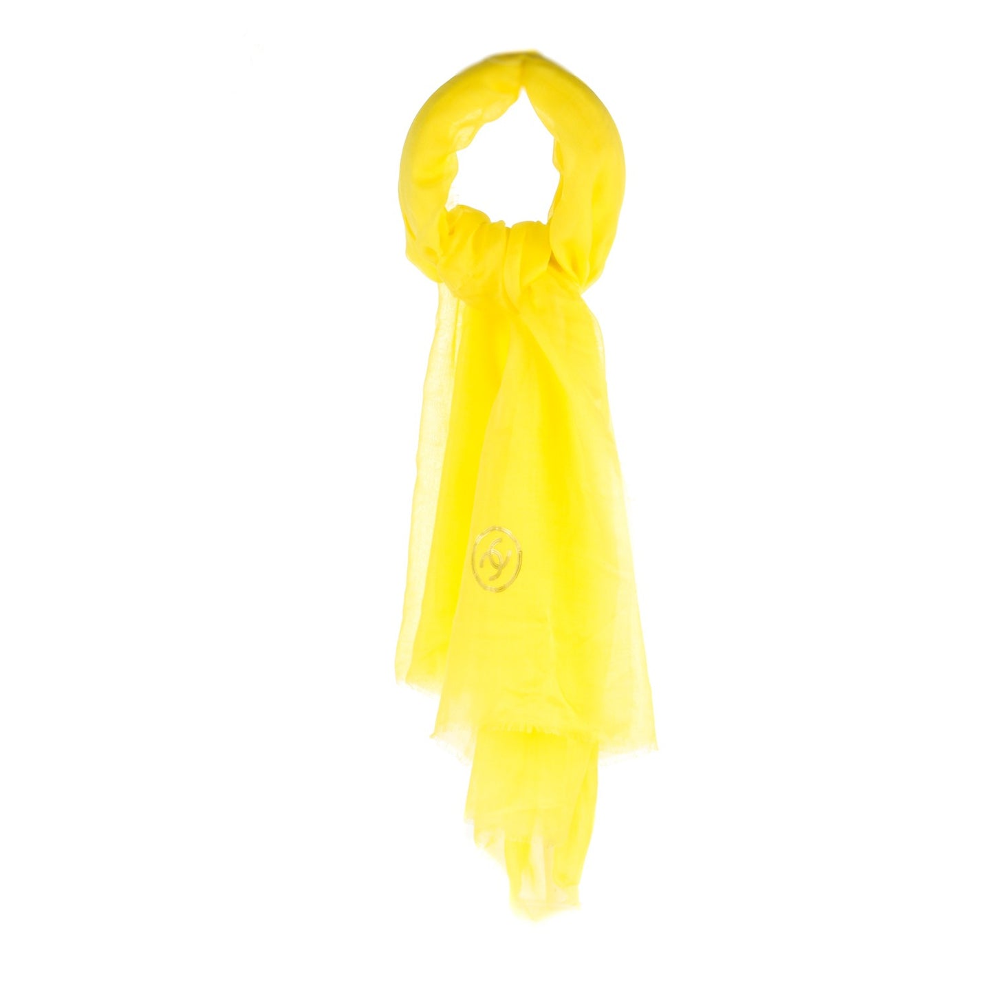 Modal Cashmere Sequins CC Scarf Yellow