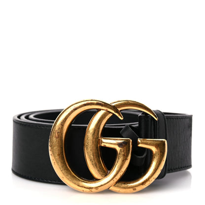 Gucci Calfskin Double G 40mm Belt 80 32 Black 1 of 5