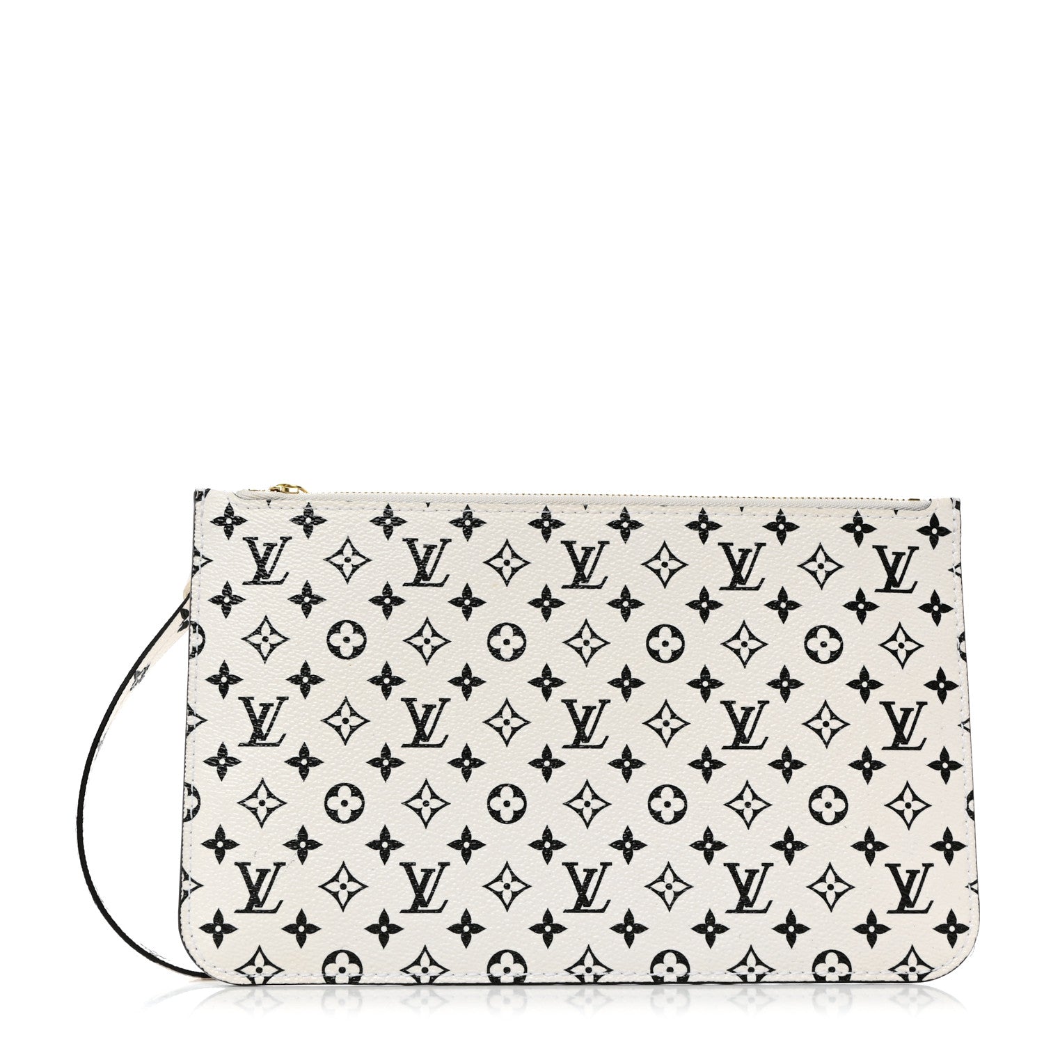 Louis Vuitton Monogram Giant Neverfull MM GM Pochette White 1 of 7