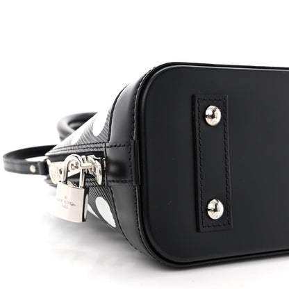 Louis Vuitton X YK Epi Alma BB Black White 9 of 14