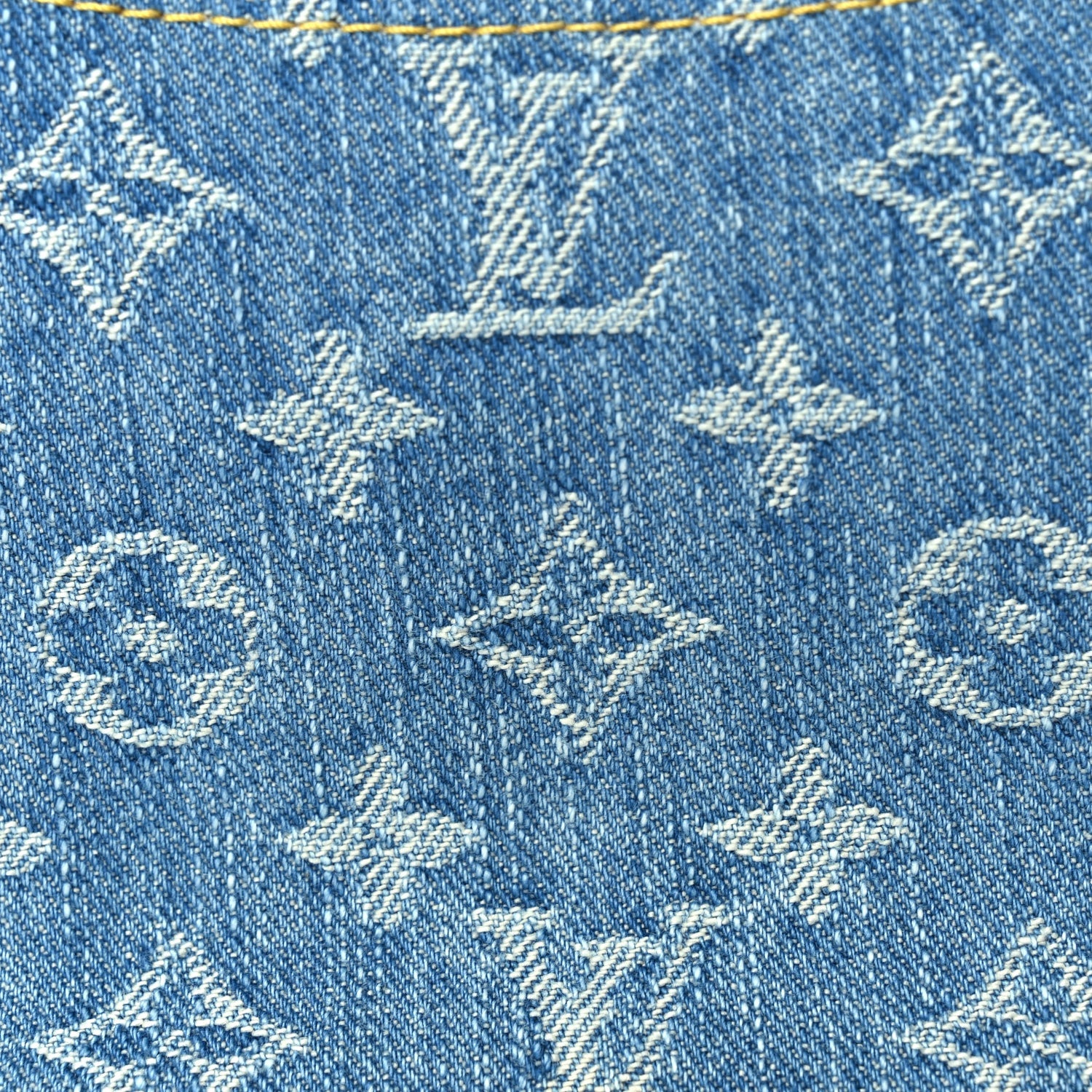 Louis Vuitton Monogram Denim Diane Blue 6 of 9