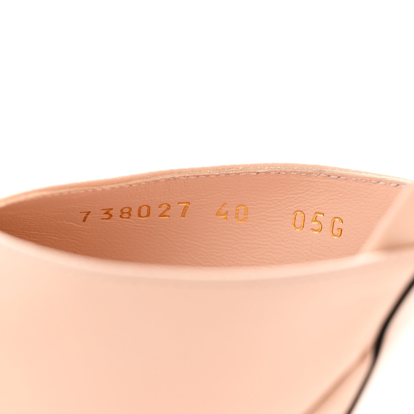 Malaga Kid Interlocking G Ankle Strap Platform Pumps 40 Skin Rose