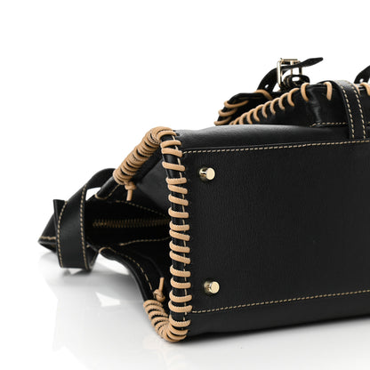 Chloe Calfskin Braided Medium Edith Black 8 of 9